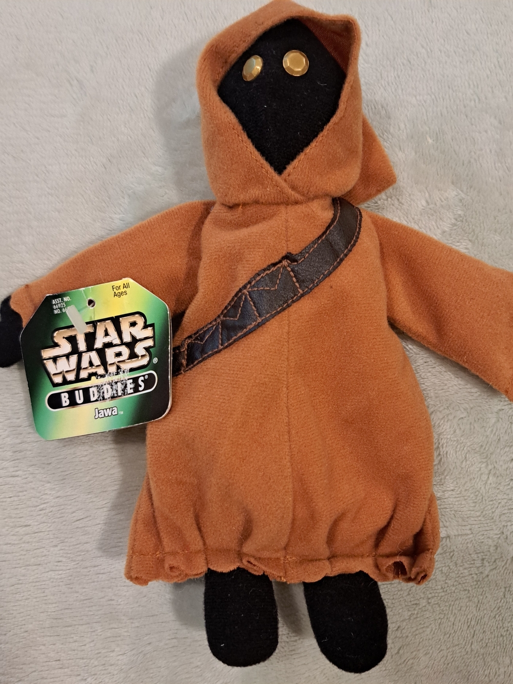STAR WARS Buddies Jawa 6" Plush Stuffed Toy Kenner 1997 w/ tag
